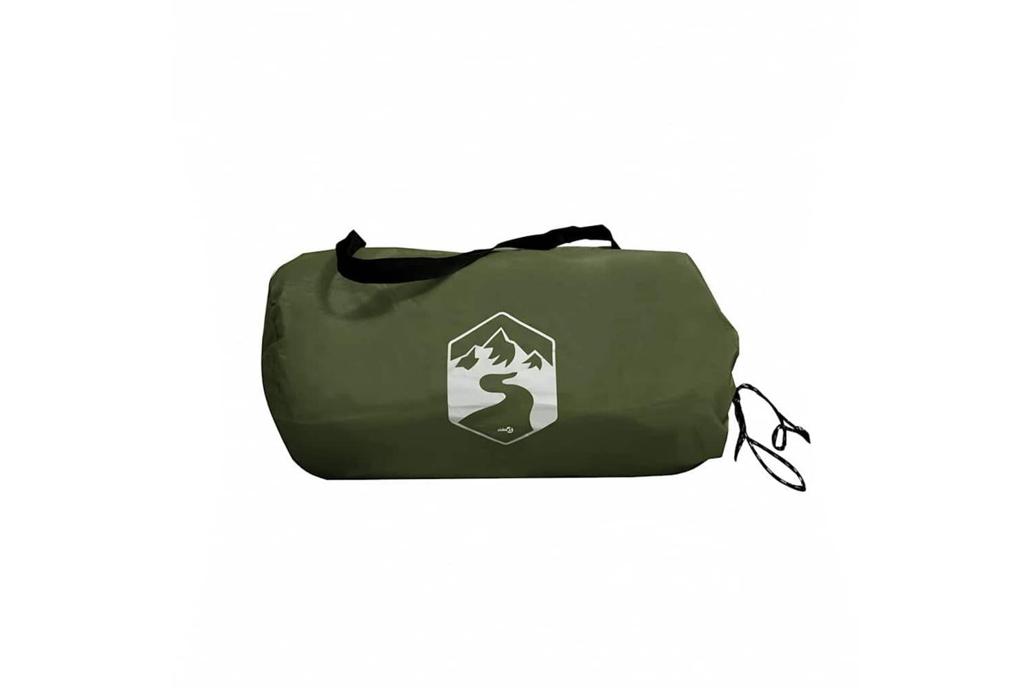 Vidaxl Camping Tarp Olive Green 406x306 Cm Waterproof-9