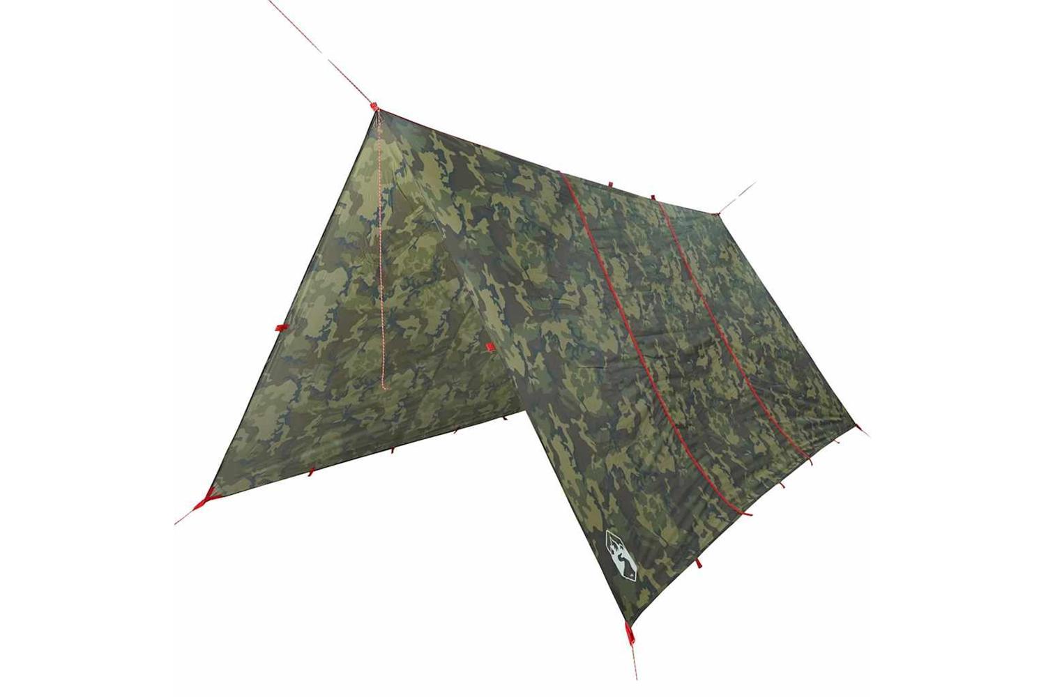 Vidaxl Camping Tarp Camouflage 451x420 Cm Waterproof-2