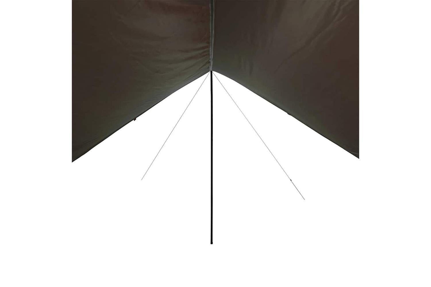 Vidaxl Camping Tarp Brown 438x376x212 Cm Waterproof-6