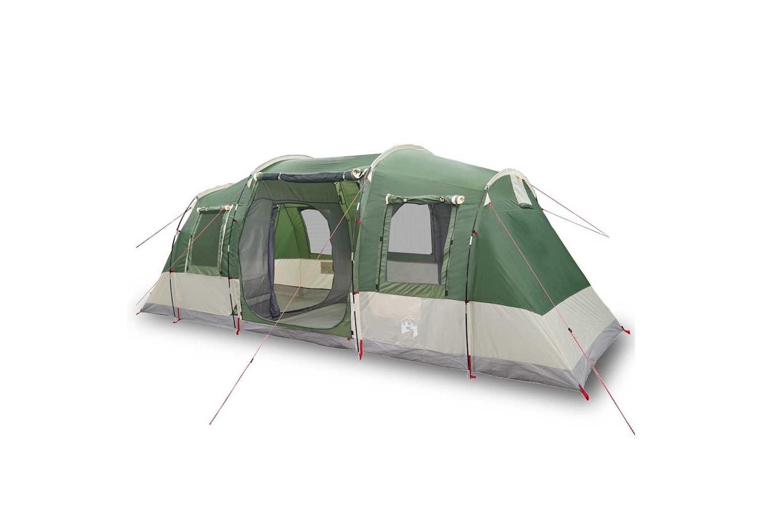 Vidaxl Camping Tent Tunnel 4-person Green Waterproof-2
