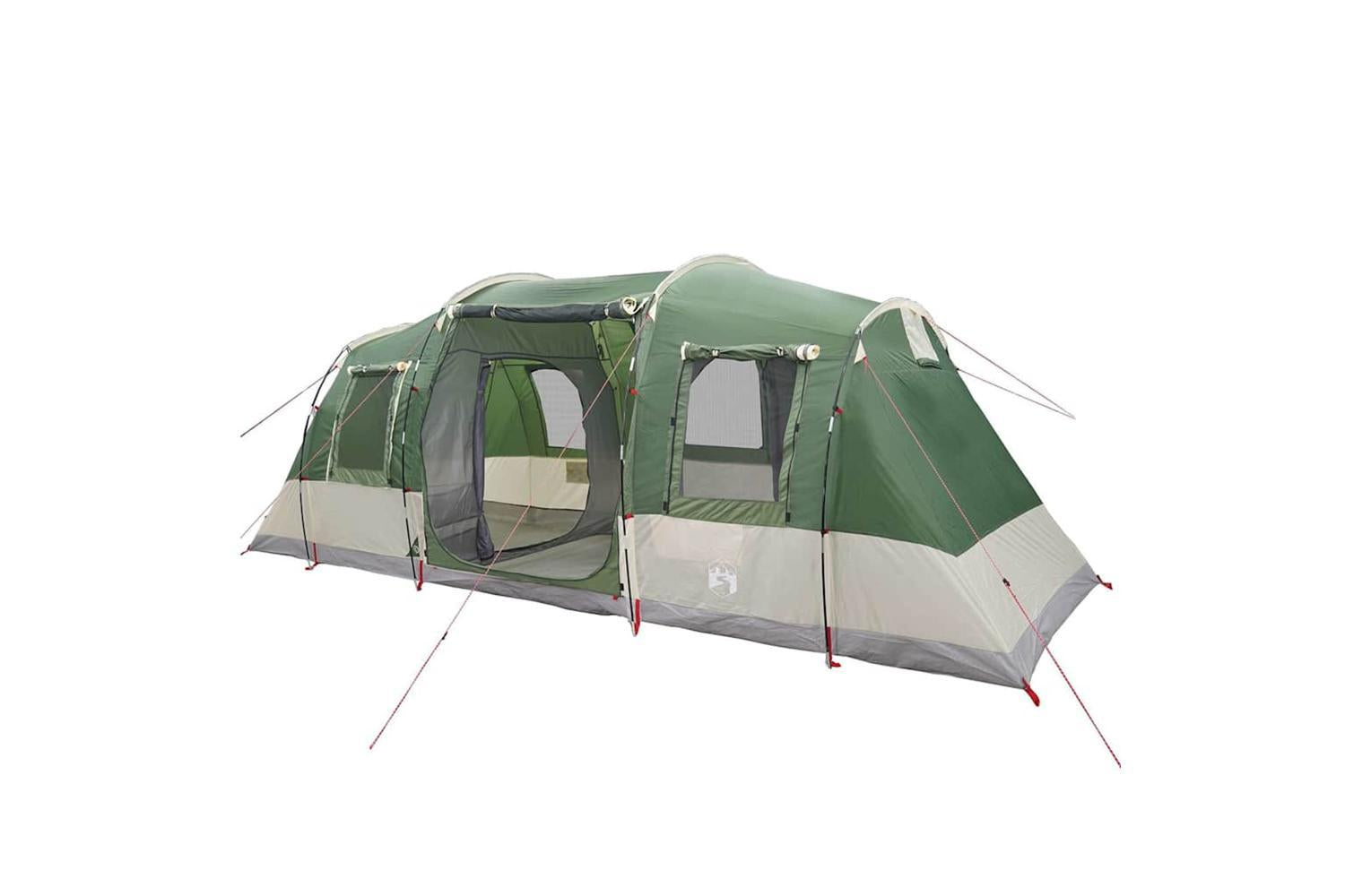 Vidaxl Camping Tent Tunnel 4-person Green Waterproof-3