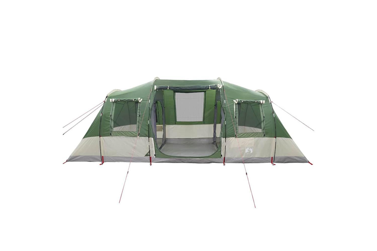 Vidaxl Camping Tent Tunnel 4-person Green Waterproof-6