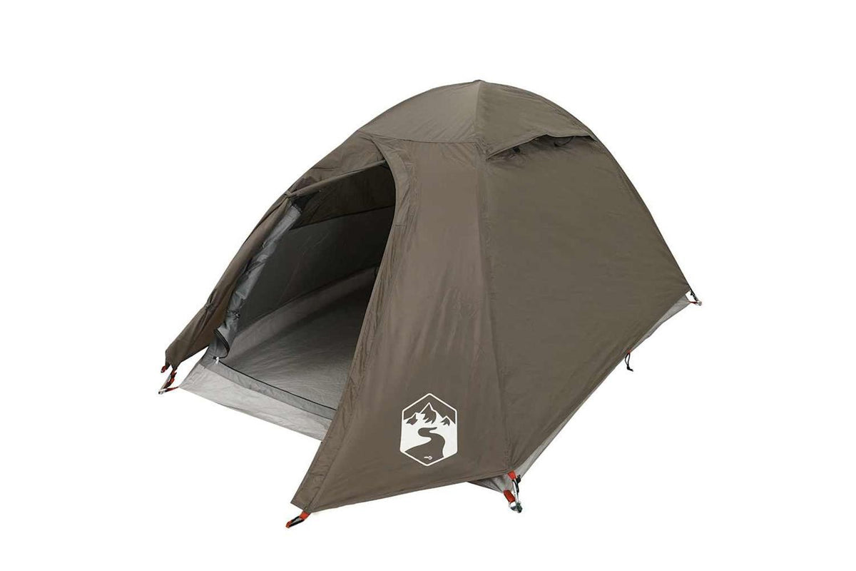 Vidaxl Camping Tent Dome 2-person Brown Waterproof-4