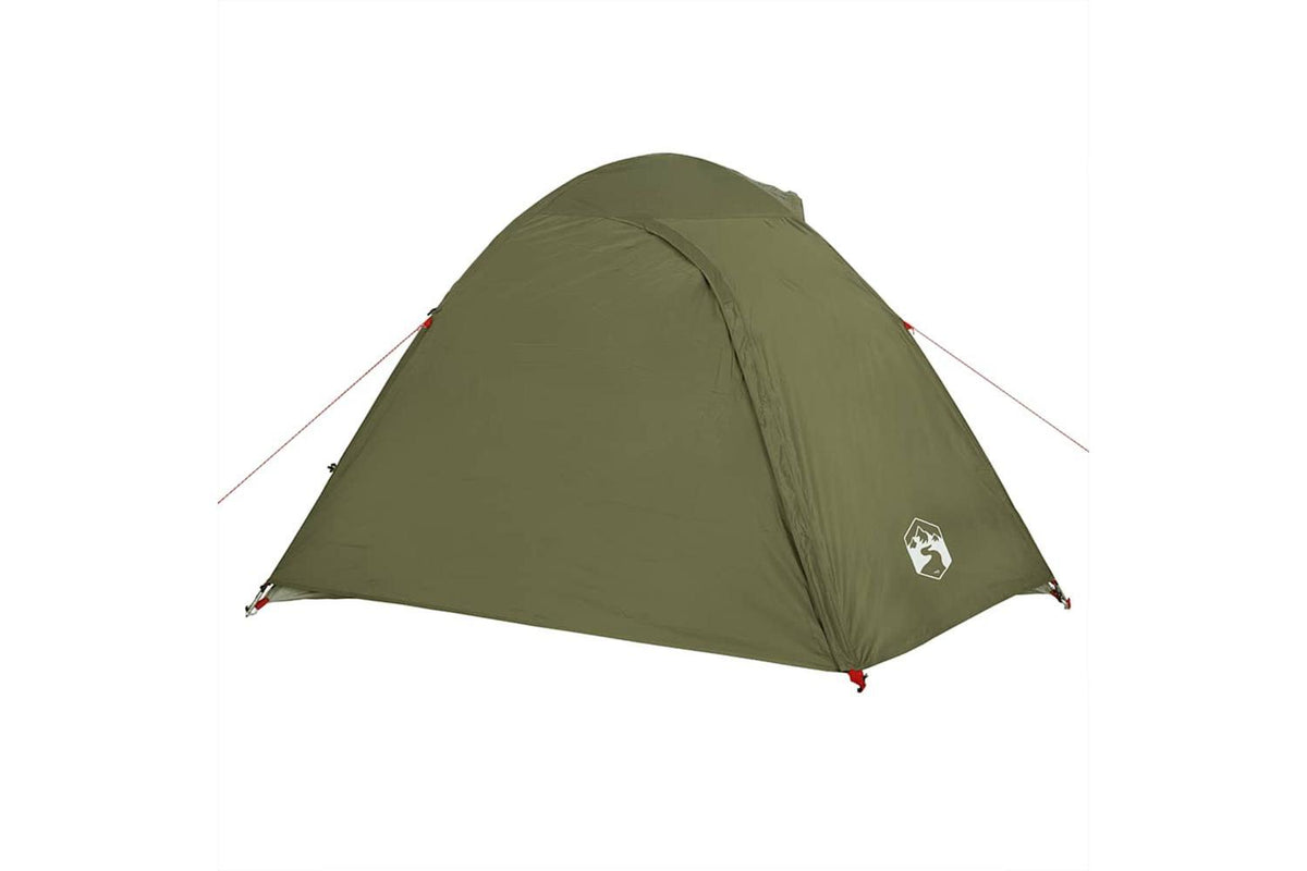 Vidaxl Camping Tent Dome 4-person Olive Green Waterproof-7
