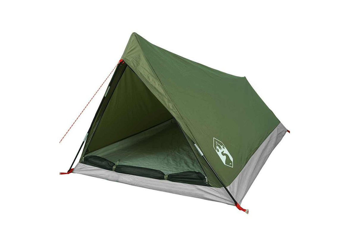 Vidaxl Camping Tent 2-person Olive Green Waterproof-4