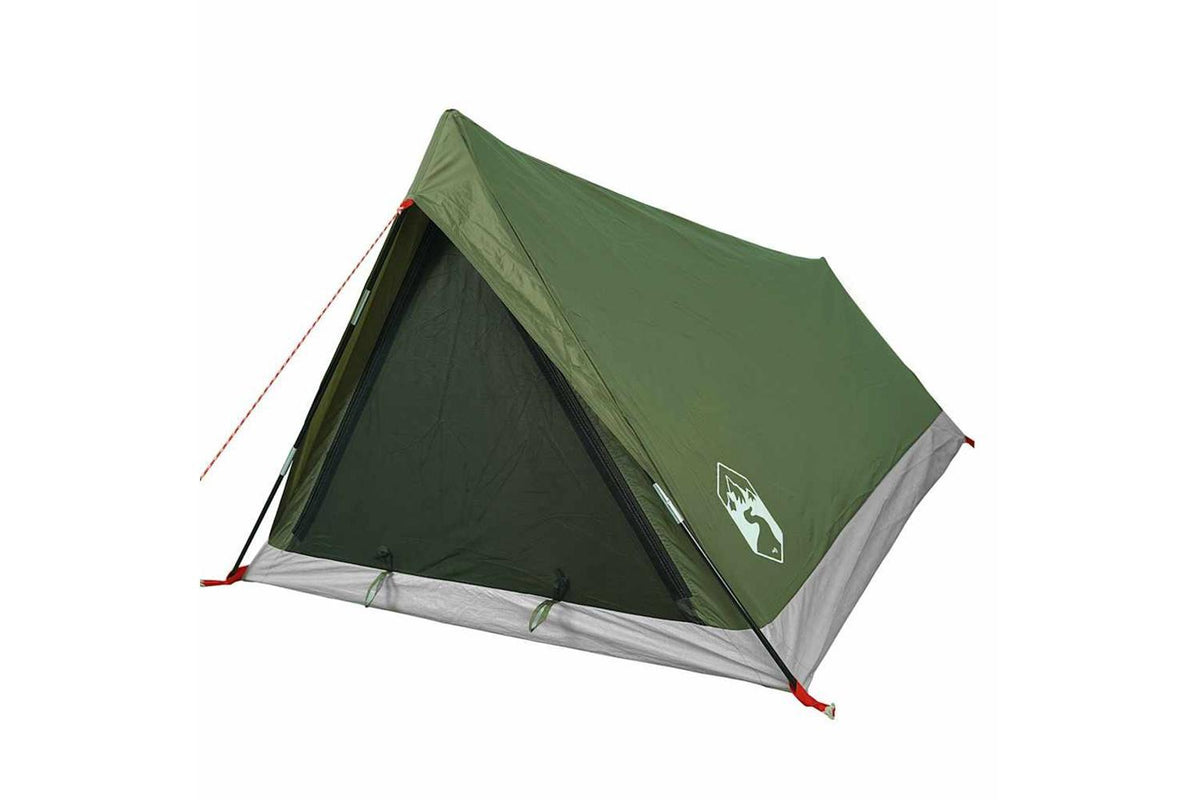Vidaxl Camping Tent 2-person Olive Green Waterproof-5