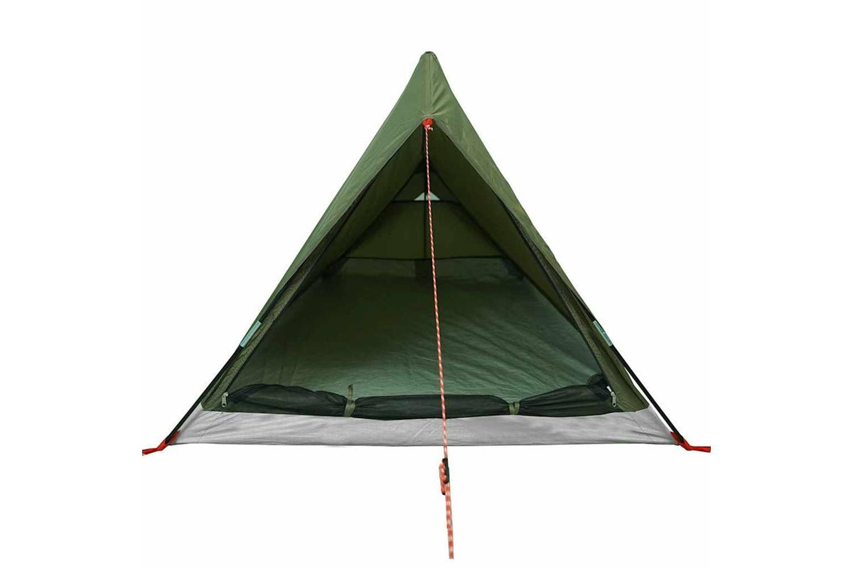 Vidaxl Camping Tent 2-person Olive Green Waterproof-6
