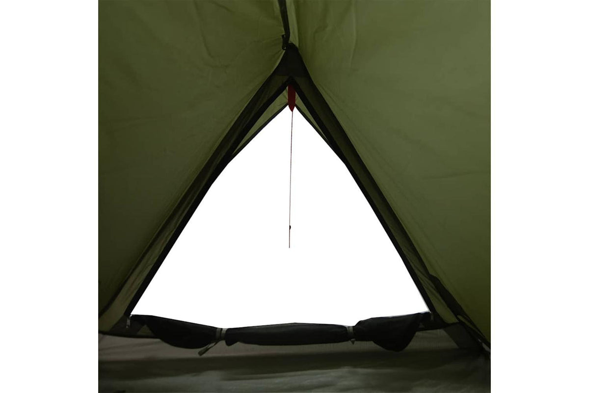 Vidaxl Camping Tent 2-person Olive Green Waterproof-10