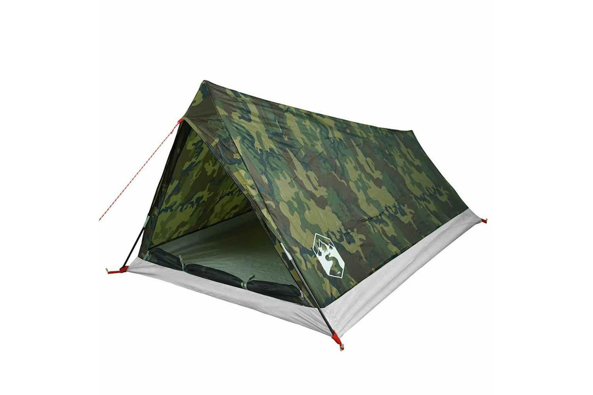 Vidaxl Camping Tent 2-person Camouflage Waterproof-4