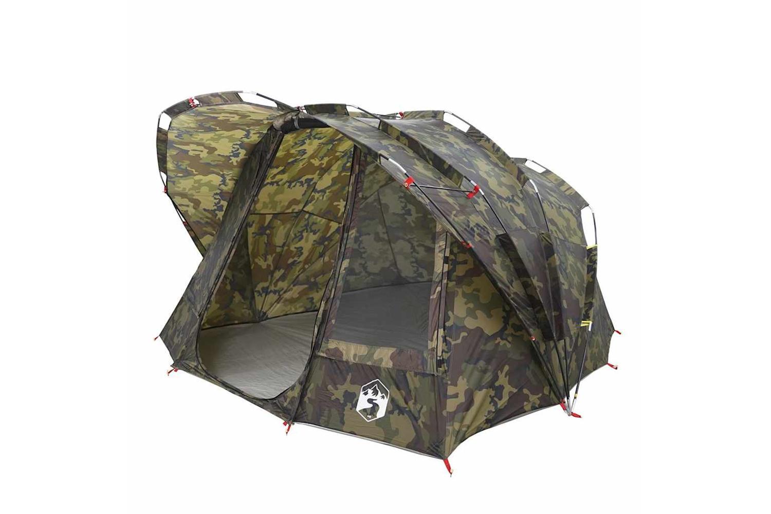 Vidaxl Fishing Tent 5-person Camouflage Waterproof-4