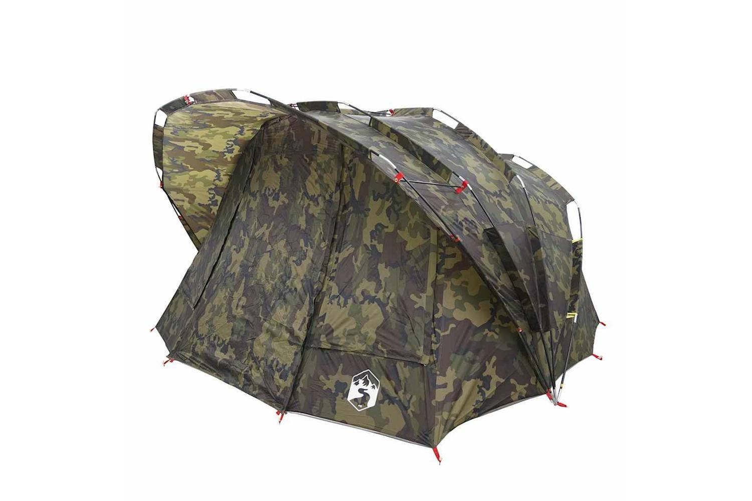 Vidaxl Fishing Tent 5-person Camouflage Waterproof-5