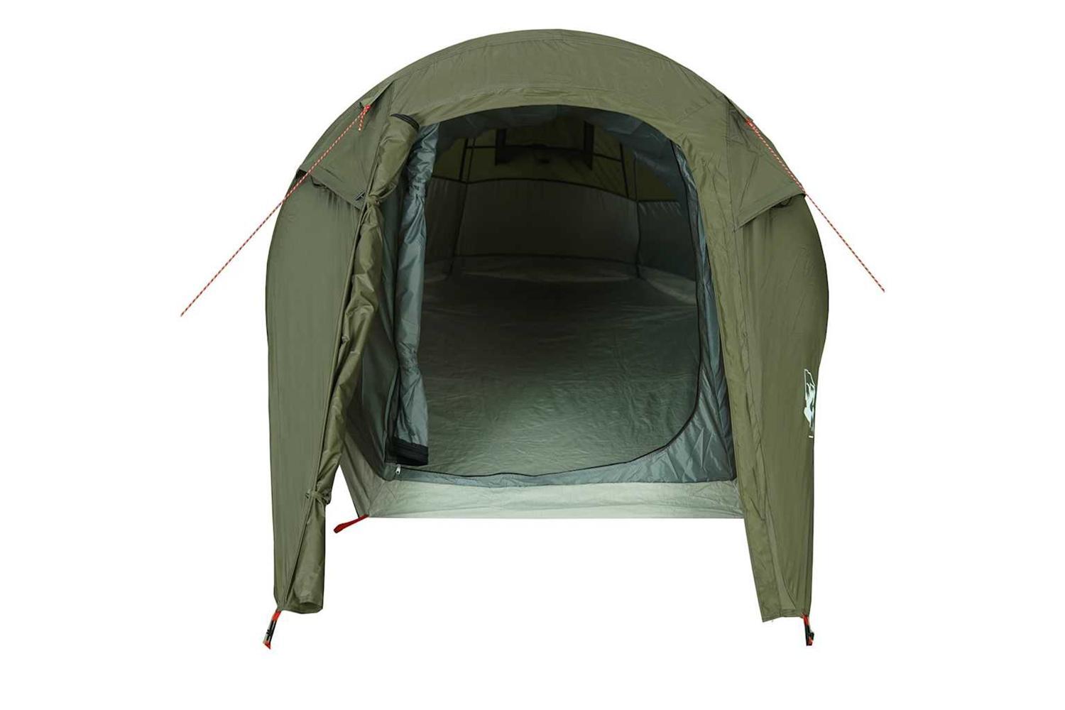 Vidaxl Camping Tent Tunnel 2-person Olive Green Waterproof-6