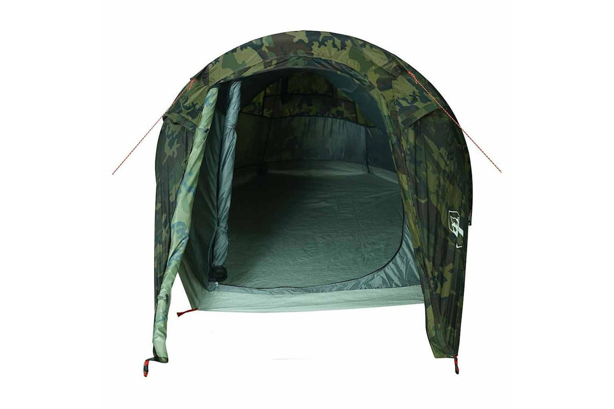 Vidaxl Camping Tent Tunnel 2-person Camouflage Waterproof-6