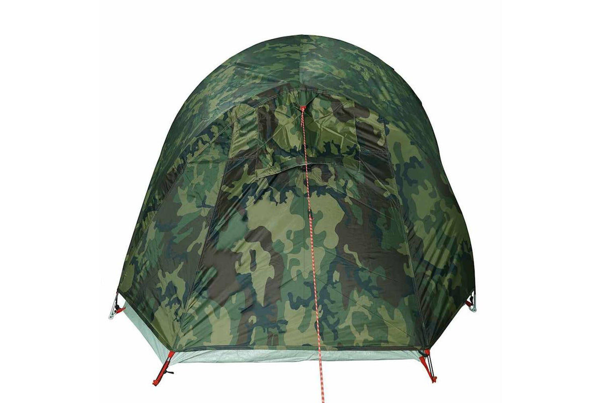 Vidaxl Camping Tent Tunnel 2-person Camouflage Waterproof-9