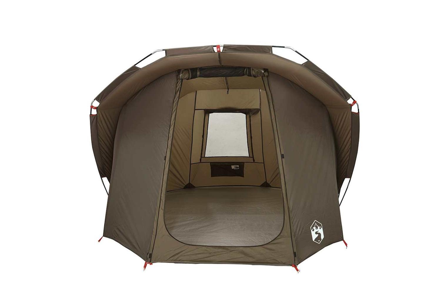 Vidaxl Fishing Tent 4-person Brown Waterproof-6