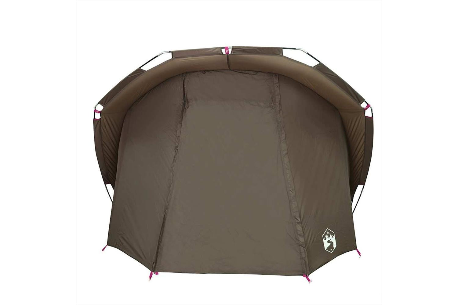 Vidaxl Fishing Tent 4-person Brown Waterproof-7