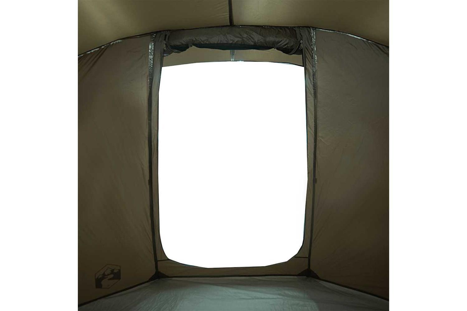 Vidaxl Fishing Tent 4-person Brown Waterproof-10