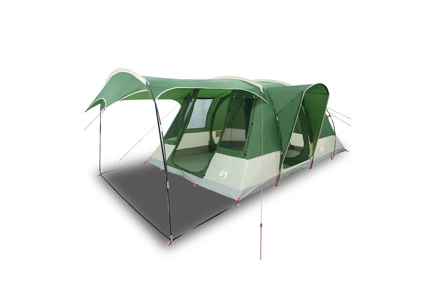 Vidaxl Camping Tent Tunnel 5-person Green Waterproof-2