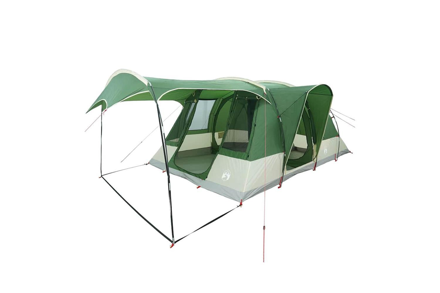 Vidaxl Camping Tent Tunnel 5-person Green Waterproof-3