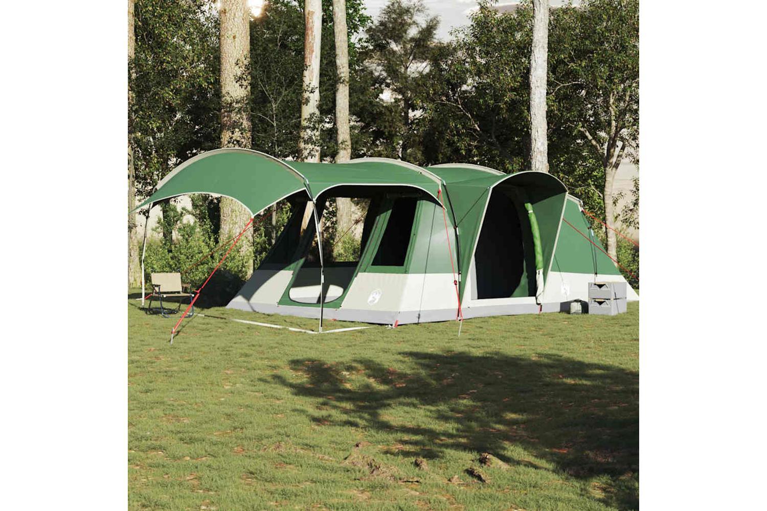 Vidaxl Camping Tent Tunnel 5-person Green Waterproof-4