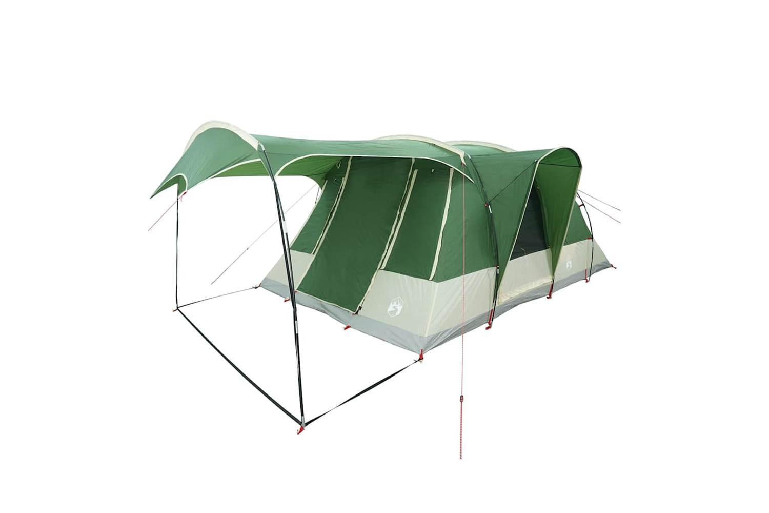 Vidaxl Camping Tent Tunnel 5-person Green Waterproof-5