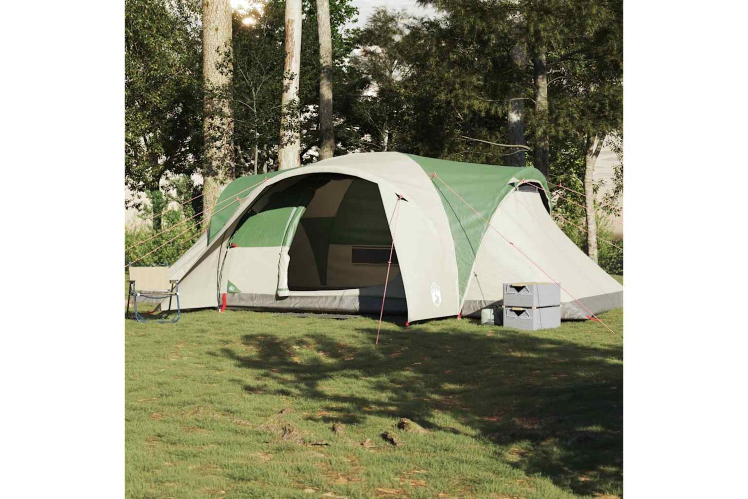 Vidaxl Family Tent Dome 6-person Green Waterproof-3