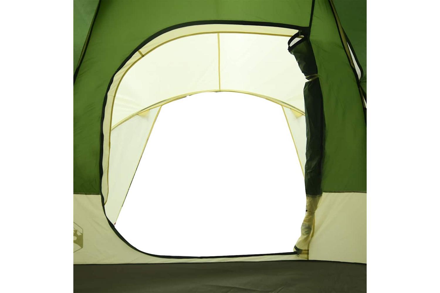 Vidaxl Family Tent Dome 6-person Green Waterproof-10