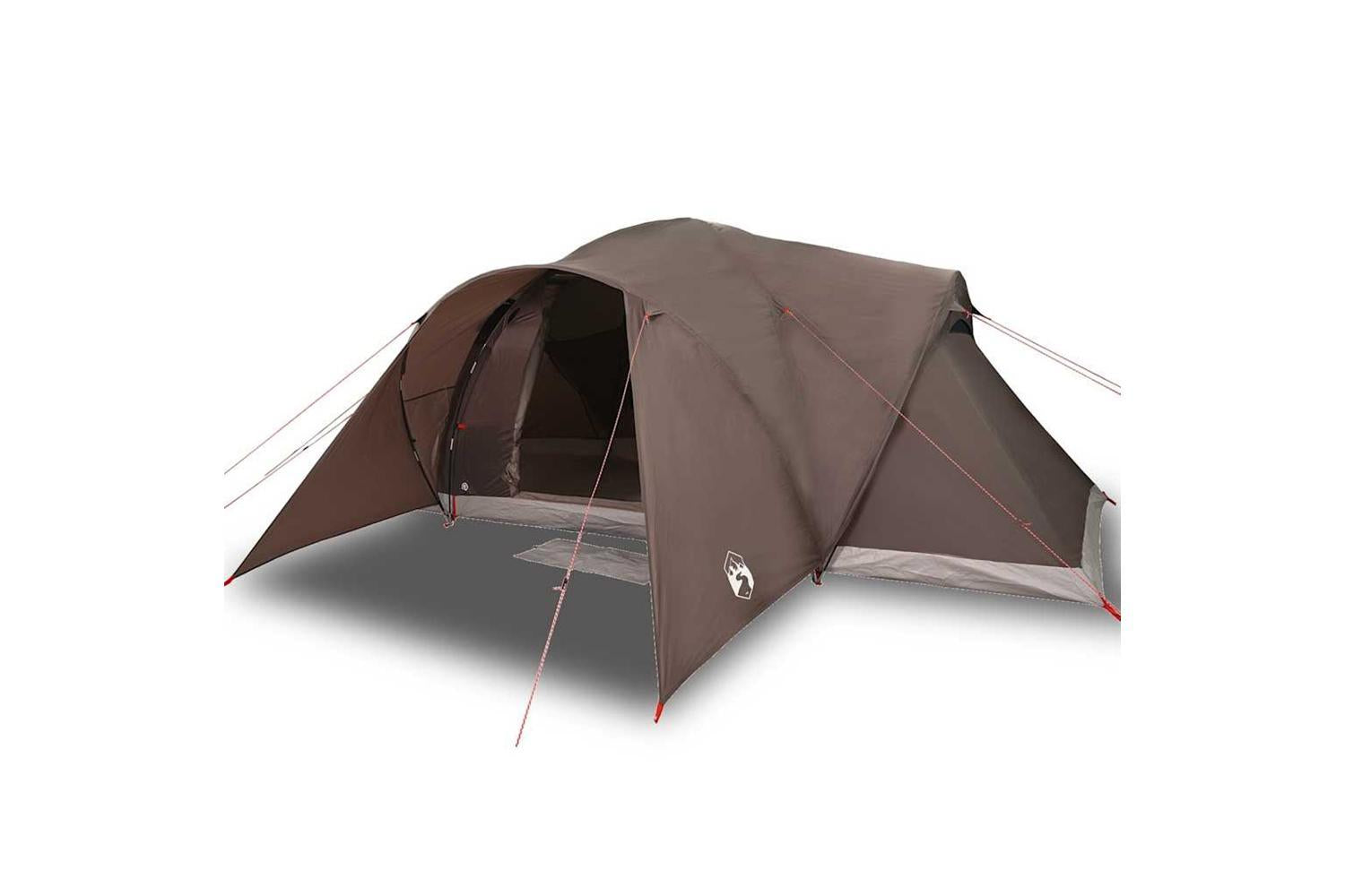 Vidaxl Family Tent Dome 6-person Brown Waterproof