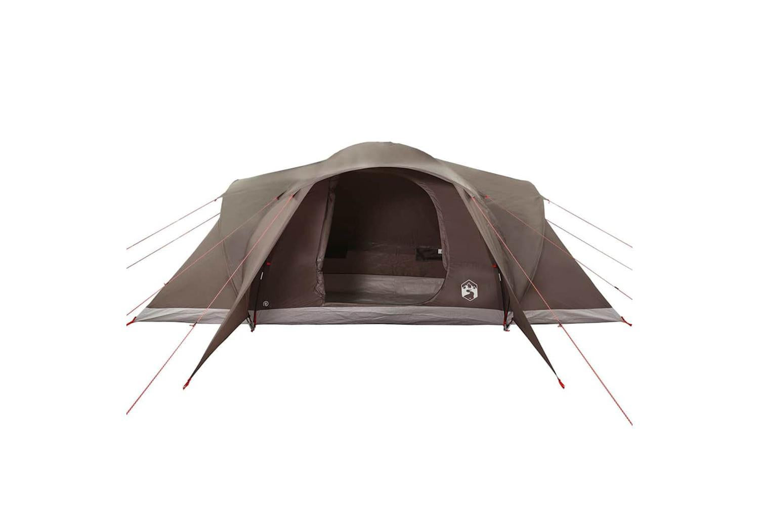 Vidaxl Family Tent Dome 6-person Brown Waterproof-6