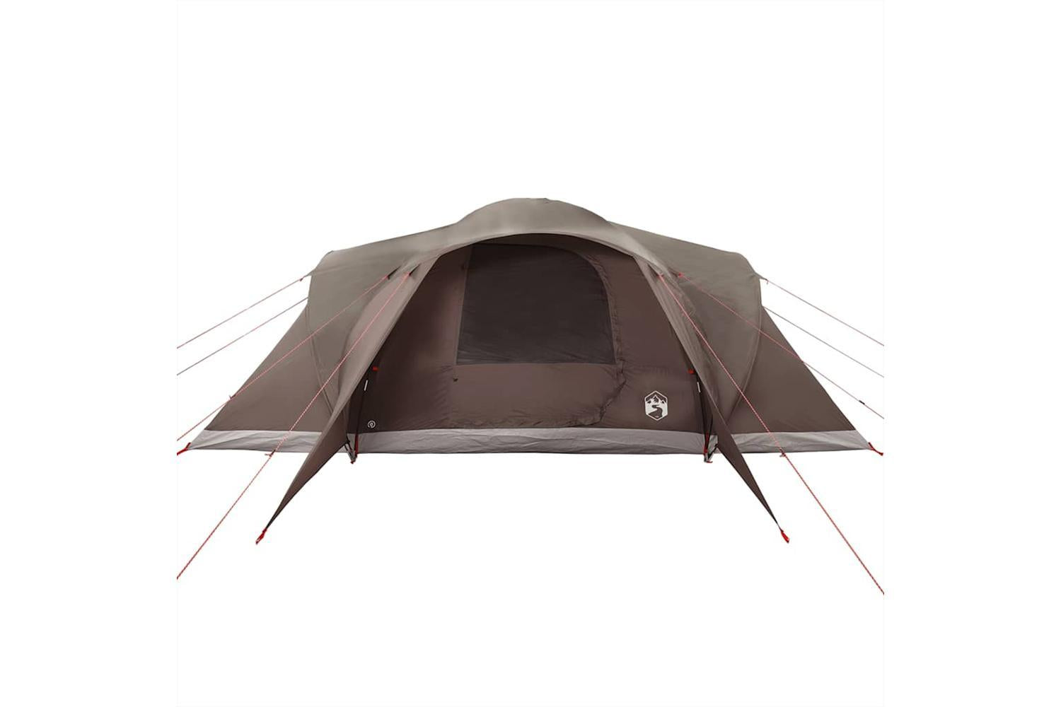 Vidaxl Family Tent Dome 6-person Brown Waterproof-7