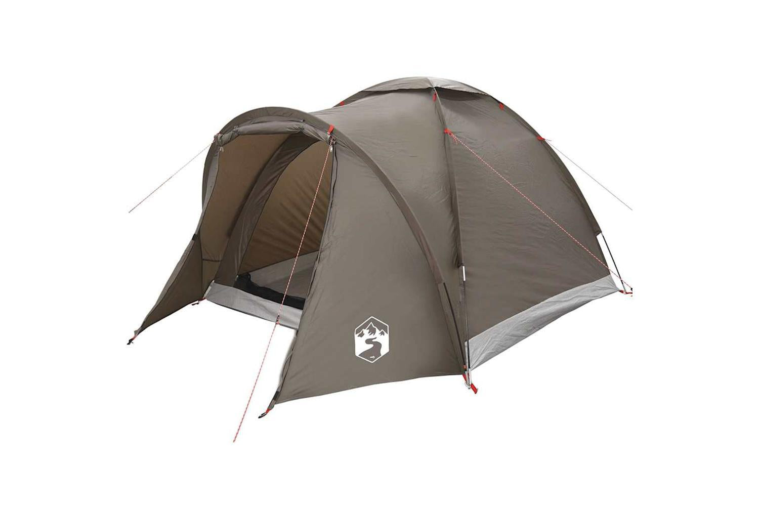 Vidaxl Fishing Tent 2-person Brown Waterproof-4