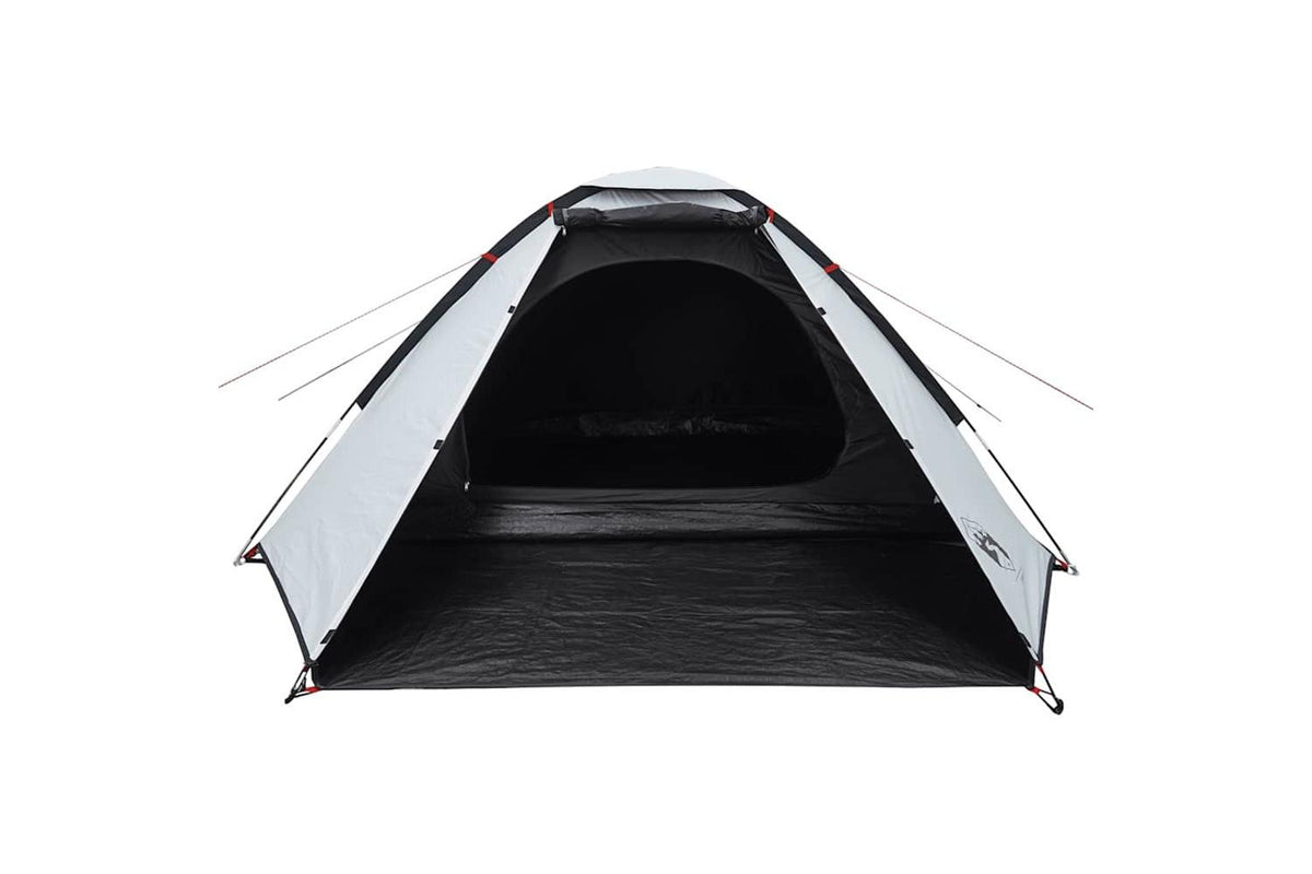 Vidaxl Camping Tent Dome 4-person White Blackout Fabric Waterproof-6