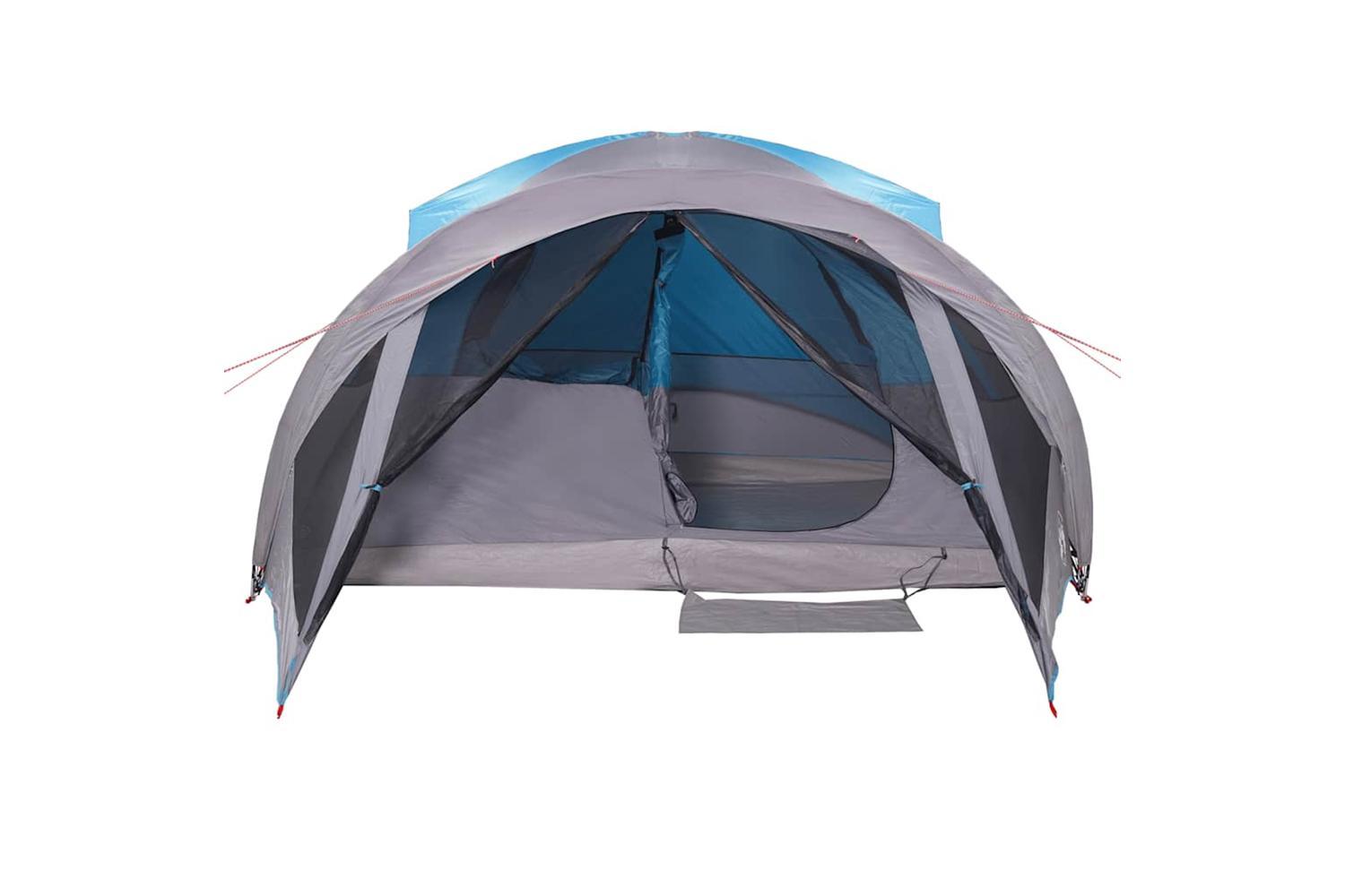 Vidaxl Family Tent Tunnel 6-person Blue Waterproof-7