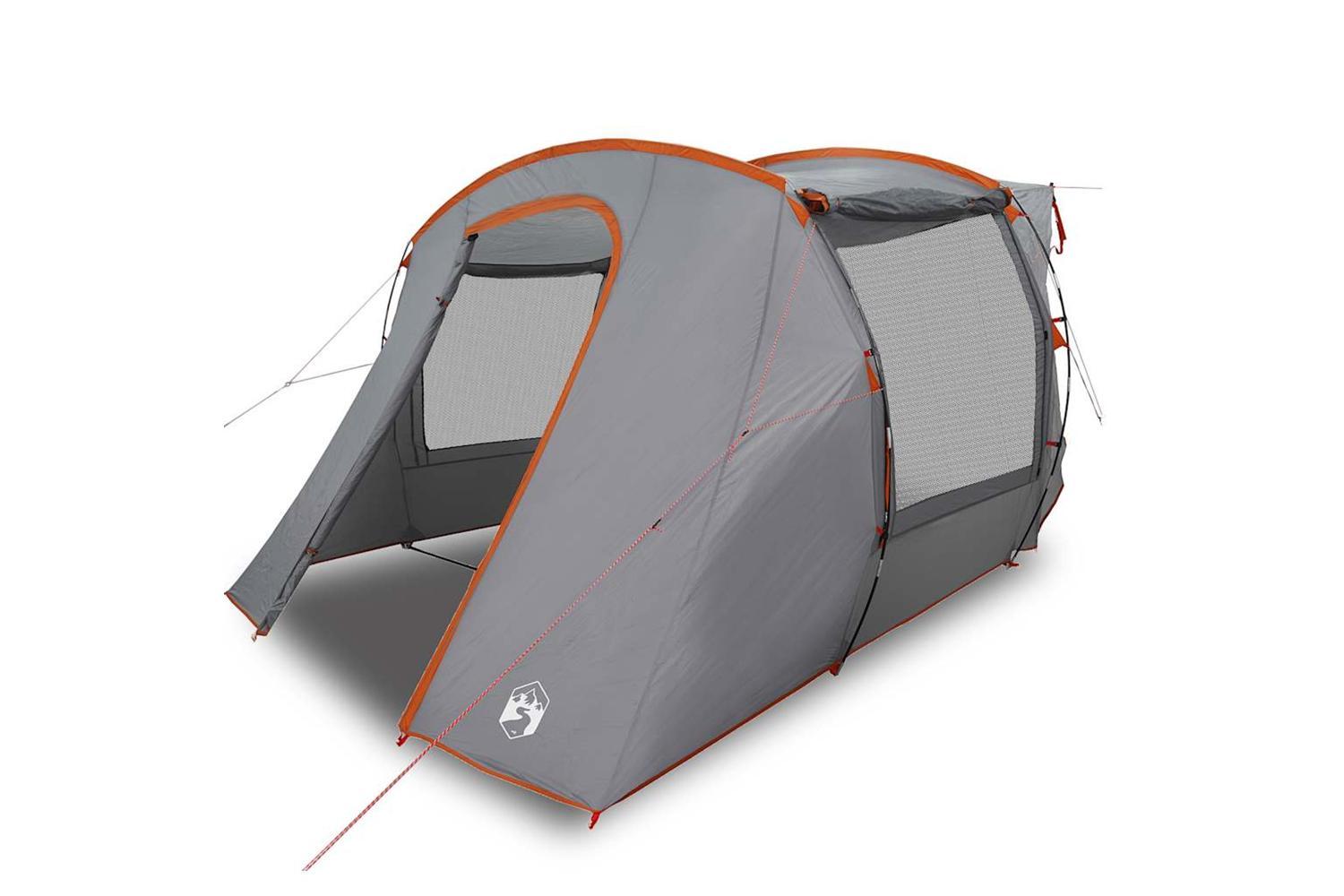 Vidaxl Car Tent Grey And Orange Waterproof-2