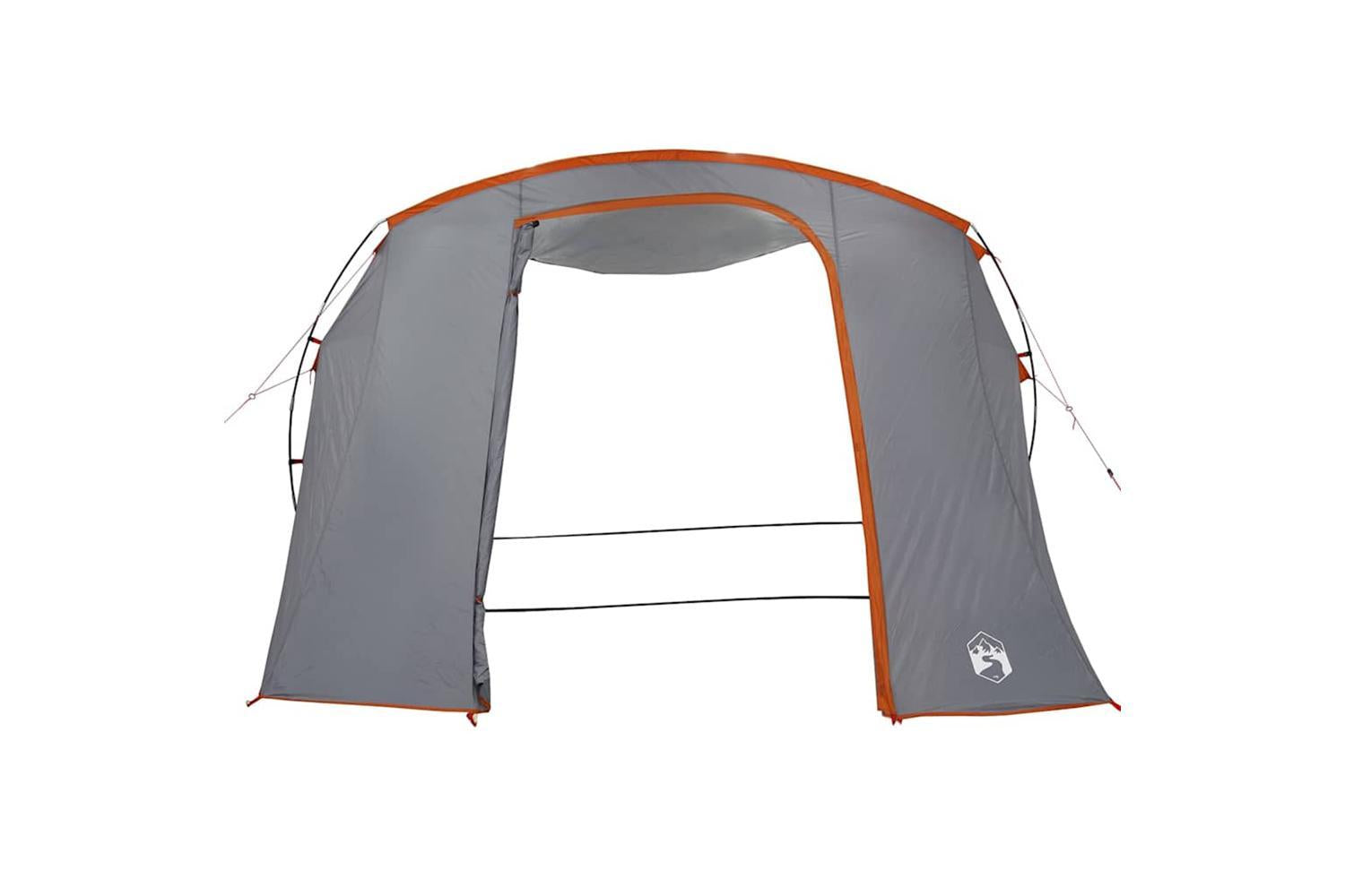 Vidaxl Car Tent Grey And Orange Waterproof-5