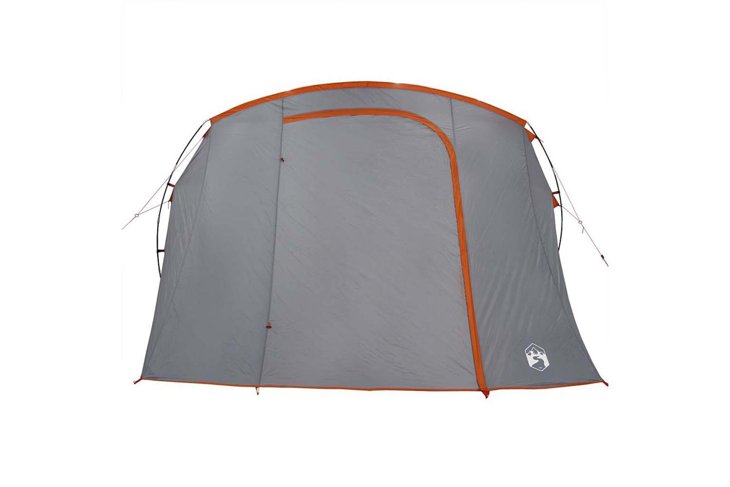 Vidaxl Car Tent Grey And Orange Waterproof-6