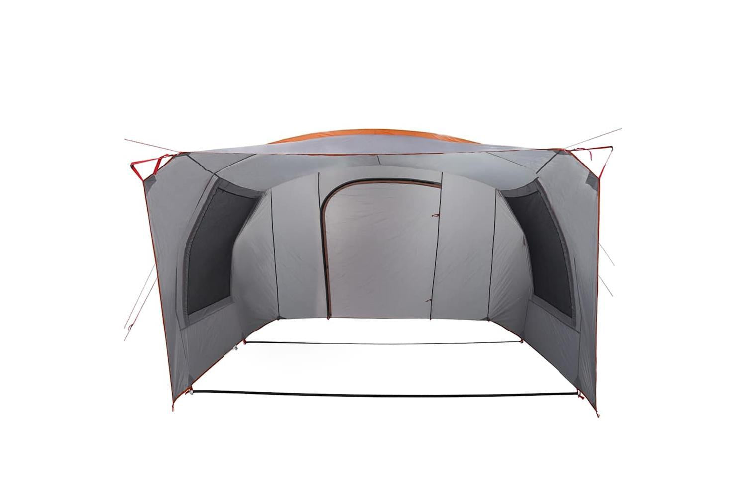 Vidaxl Car Tent Grey And Orange Waterproof-8