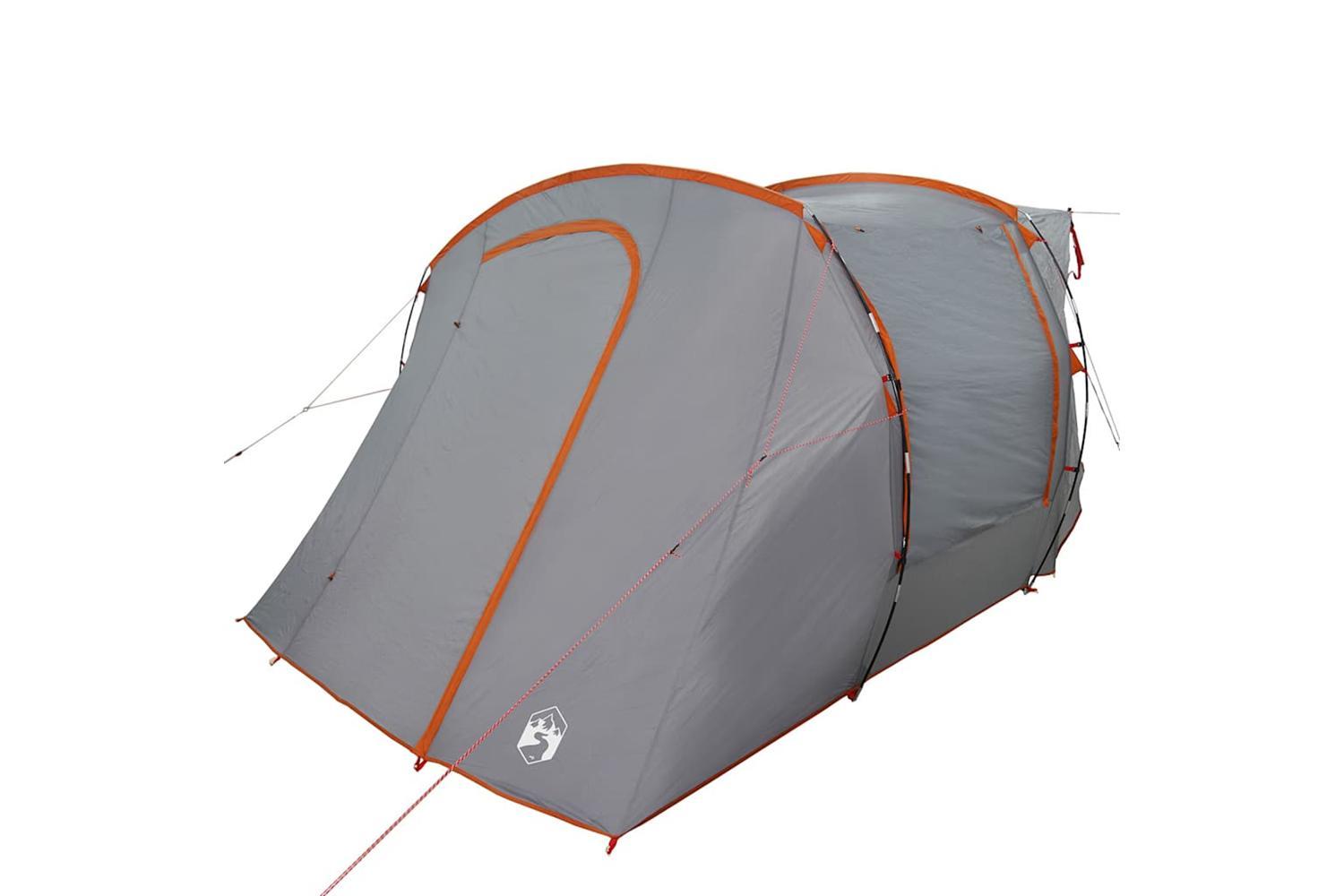 Vidaxl Car Tent Grey And Orange Waterproof-9