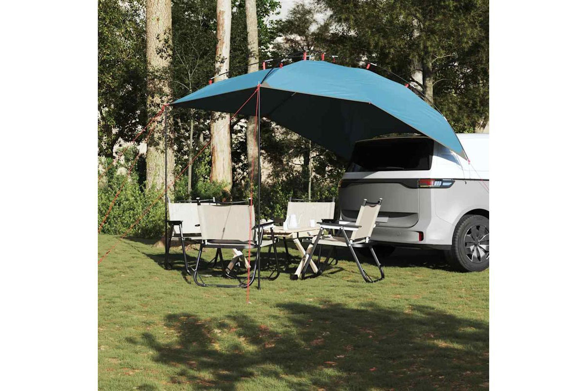 Vidaxl Car Tent Blue Waterproof-3