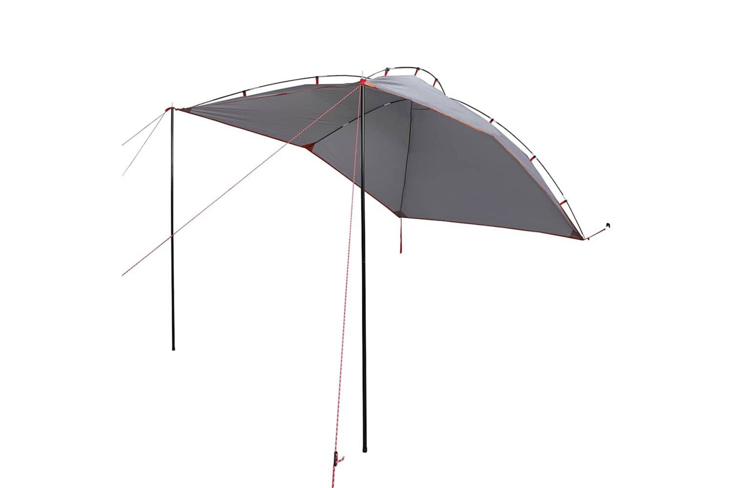 Vidaxl Car Tent Grey And Orange Waterproof-2