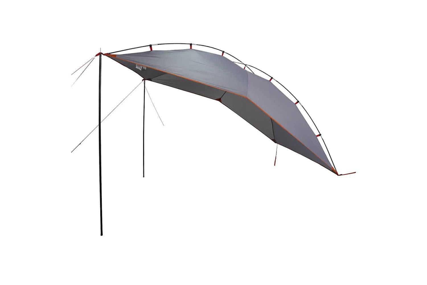Vidaxl Car Tent Grey And Orange Waterproof-5