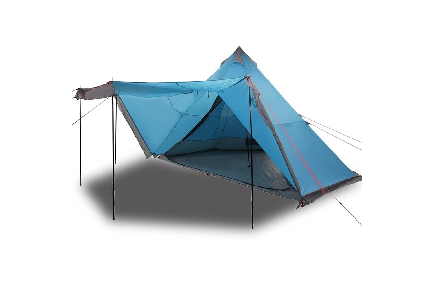 Vidaxl Family Tent Tipi 8-person Blue Waterproof