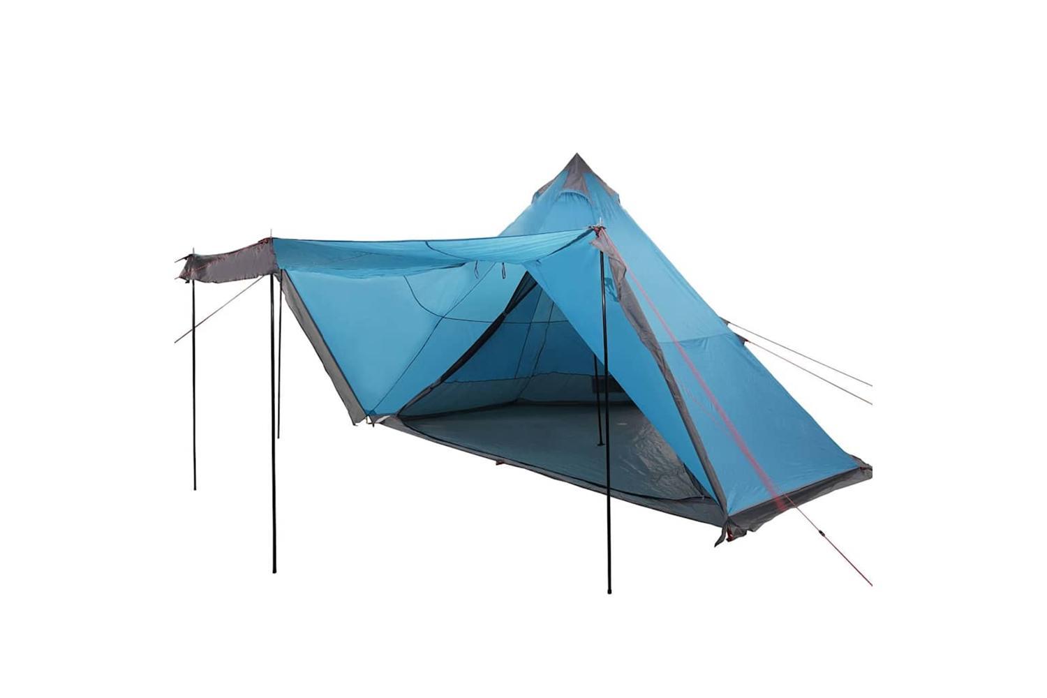 Vidaxl Family Tent Tipi 8-person Blue Waterproof-3