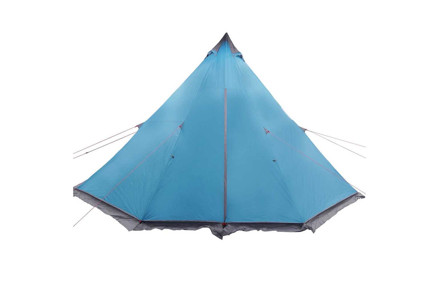 Vidaxl Family Tent Tipi 8-person Blue Waterproof-5