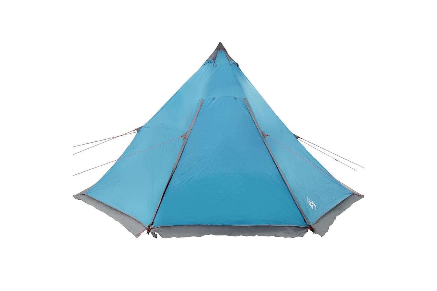 Vidaxl Family Tent Tipi 8-person Blue Waterproof-7