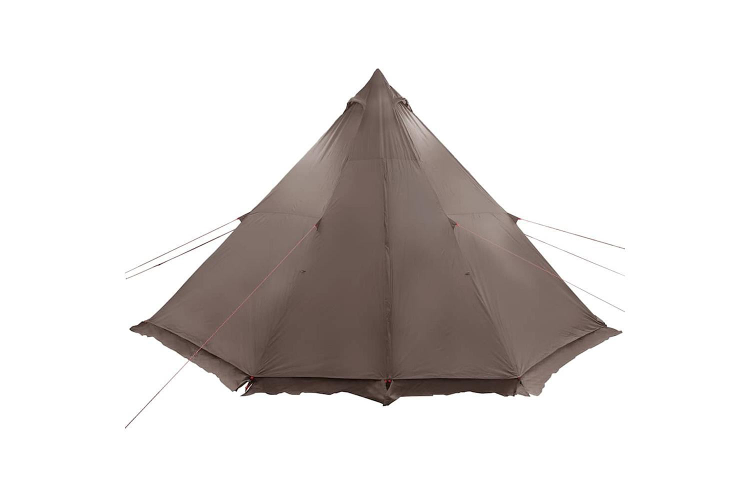 Vidaxl Family Tent Tipi 8-person Brown Waterproof-5