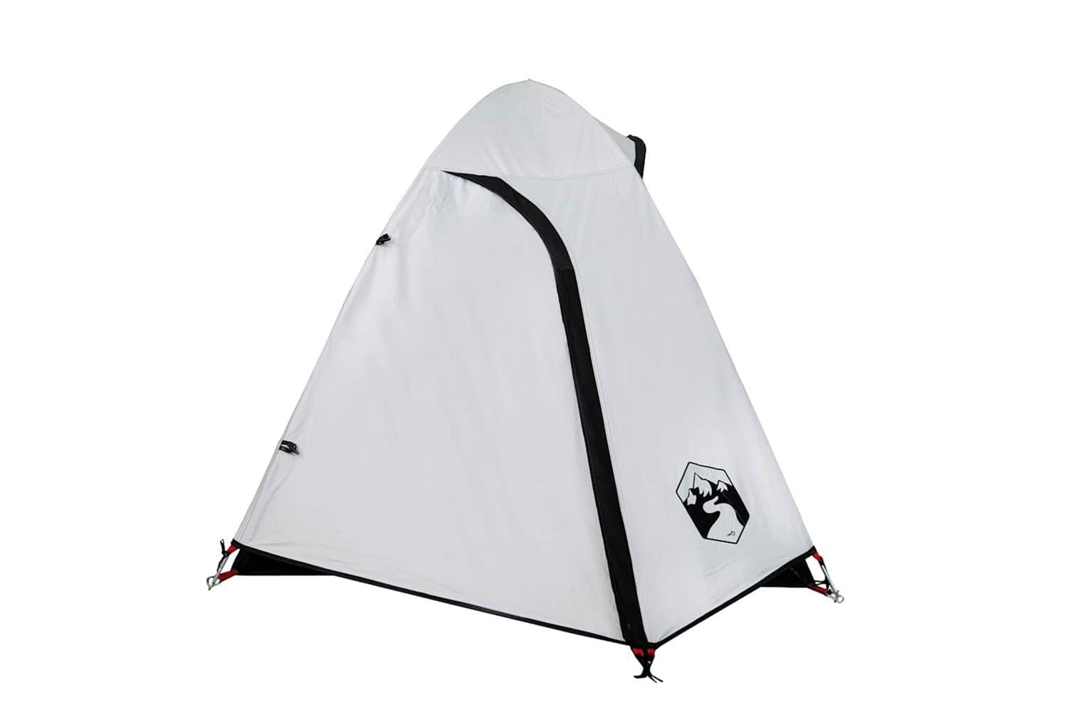 Vidaxl Camping Tent Dome 2-person White Blackout Fabric Waterproof-6