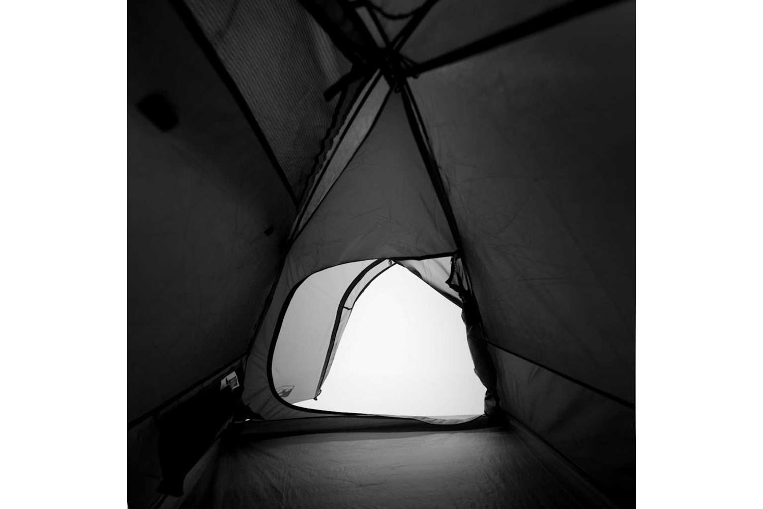 Vidaxl Camping Tent Dome 2-person White Blackout Fabric Waterproof-10