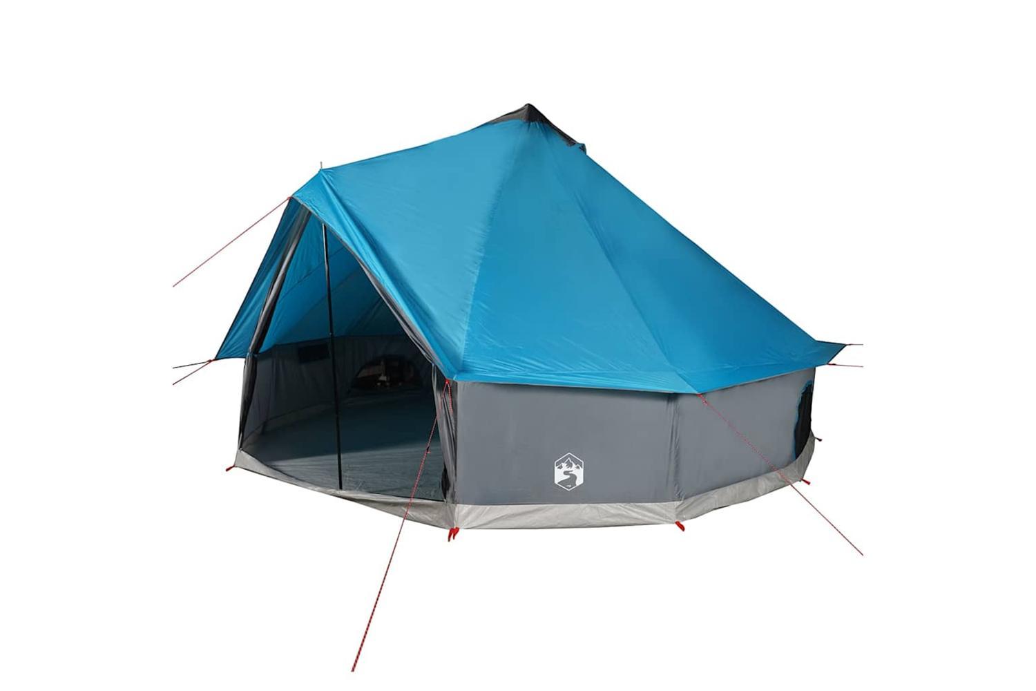 Vidaxl Family Tent Tipi 12-person Blue Waterproof