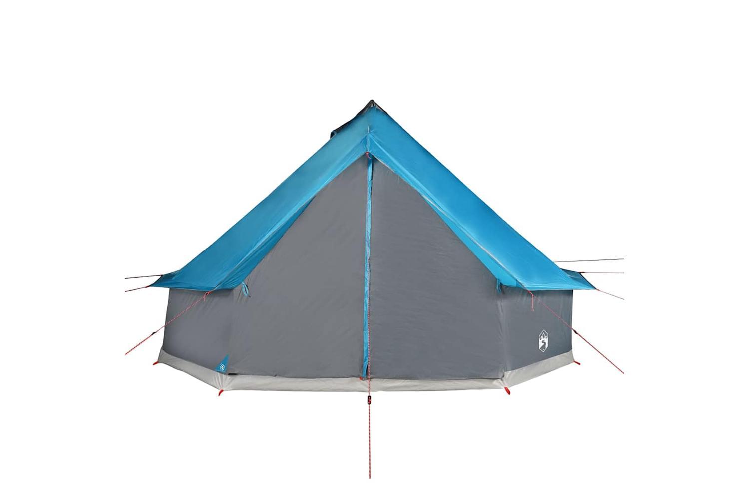 Vidaxl Family Tent Tipi 12-person Blue Waterproof-5